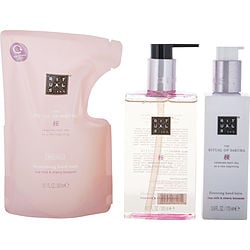 Rituals by Rituals-The Ritual of Sakura Set: Hand Wash 300ml + Hand Balm 175ml + Hand Wash Refill 300ml --3pcs