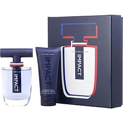 TOMMY HILFIGER IMPACT by Tommy Hilfiger-EDT SPRAY 3.4 OZ & HAIR & BODY WASH 3.4 OZ & 0.14 OZ MINI