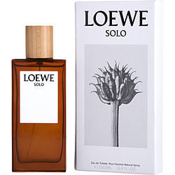 SOLO LOEWE by Loewe-EDT SPRAY 3.4 OZ (NEW PACKAGING)