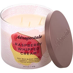 AEROPOSTALE RASPBERRY WHIPPED CREAM by Aeropostale-SCENTED CANDLE 14.5 OZ