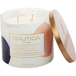 NAUTICA TEAKWOOD & SEA SALT by Nautica-CANDLE 14.5 OZ