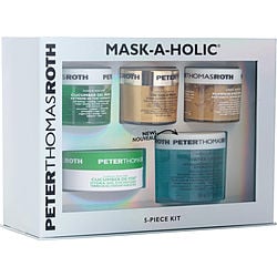 Peter Thomas Roth by Peter Thomas Roth-Mask-A-Holic Kit: Cucumber Gel Mask + Pumpkin Enzyme Mask + 24K Gold Mask + Cucumber De-Tox Hydra-Gel Eye Patches + Water Drench Hyaluronic Cloud Mask 150ml --5pcs