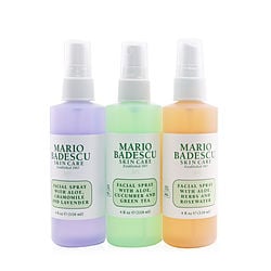 Mario Badescu by Mario Badescu-Spritz Mist & Glow Set: Cucumber & Green Tea + Herbs & Rosewater + Chamomille & Lavender --3pcs  --3x 118ml/4oz