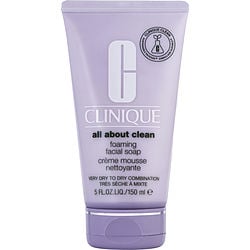 CLINIQUE by Clinique-All About Clean Foaming Facial Soap ( Very Dry to Dry Combination ) --150ml/5oz