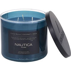 NAUTICA COASTAL BREEZE by Nautica-SCENTED CANDLE 14.5 OZ