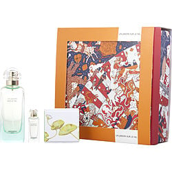 UN JARDIN SUR LE NIL by Hermes-EDT SPRAY 3.3 OZ & SOAP 1.7 OZ & EDT 0.25 OZ MINI