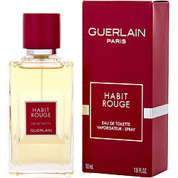 HABIT ROUGE by Guerlain-EDT SPRAY 1.7 OZ (NEW PACKAGING)