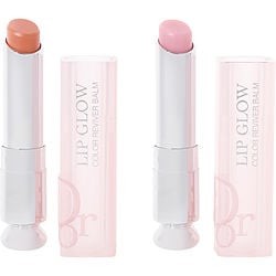 CHRISTIAN DIOR by Christian Dior-Dior Addict Lip Glow Reviving Lip Balm Duo - # 001 Pink / 004 Coral --2x3.2g/0.11oz