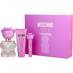 MOSCHINO TOY 2 BUBBLE GUM by Moschino-EDT SPRAY 3.4 OZ & BODY LOTION 3.4 OZ & EDT SPRAY 0.33 OZ MINI