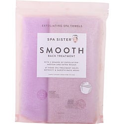 SPA ACCESSORIES by Spa Accessories-SPA SISTER TWIN EXFOLIATING SPA TOWELS (PURPLE MUAVE & LIGHT MUAVE)