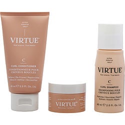 VIRTUE by Virtue-CURL DISCOVERY KIT- SHAMPOO 2 OZ & CONDITIONER 2 OZ & BUTTER 0.5 OZ