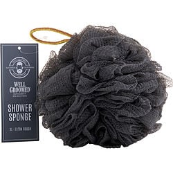 SPA ACCESSORIES by Spa Accessories - GENTLEMANS WELL GROOMED SHOWER SPONGE (XL SIZE) - CHARCOAL