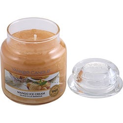 YANKEE CANDLE by Yankee Candle-MANGO ICE CREAM SCENTED SMALL JAR 3.6 OZ