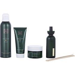 Rituals by Rituals - The Ritual of Jing Set: Foaming Shower Gel 6.7oz + Body Scrub 4.2oz + Body Cream 3.3oz + Fragrance Sticks 2.3oz --4pcs