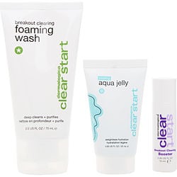 Dermalogica by Dermalogica - Breakout Clearing Kit: Breakout Clearing Foaming Wash 75ml+ Breakout Clearing Booster 10ml+ Cooling Aqua Jelly 25ml  --3pcs