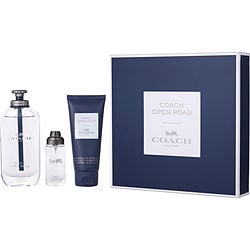 COACH OPEN ROAD by Coach - EDT SPRAY 3.4 OZ & SHOWER GEL 3.4 OZ & EDT SPRAY 0.5 OZ