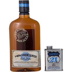 18.21 MAN MADE by 18.21 Man Made - BOOK OF GOOD GROOMING VOLUME 3 (ABSOLUTE MAHOGANY MAN MADE WASH 18 OZ & OIL 2 OZ)