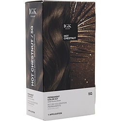 IGK by IGK - PERMANENT COLOR KIT - 5G HOT CHESTNUT (WARM GOLDEN BROWN)