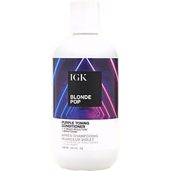 IGK by IGK-BLONDE POP PURPLE TONING CONDITIONER 8 OZ