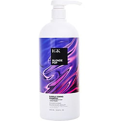 IGK by IGK-BLONDE POP PURPLE TONING SHAMPOO 33.8 OZ