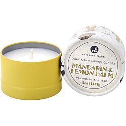 PAWS ON MANDARIN & LEMON BALM by Northern Lights-ODOR NEUTRALIZING CANDLE 5 OZ