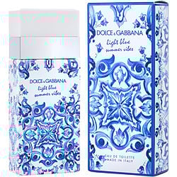 D & G LIGHT BLUE SUMMER VIBES by Dolce & Gabbana - EDT SPRAY 3.3 OZ