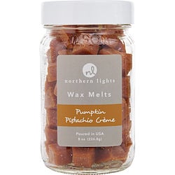 PUMPKIN PISTACHIO CREME SCENTED by Northern Lights - SIMMERING FRAGRANCE CHIPS - 8 OZ JAR CONTAINING 100 MELTS