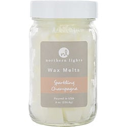 SPARKLING CHAMPAGNE SCENTED by Northern Lights-SIMMERING FRAGRANCE CHIPS - 8 OZ JAR CONTAINING 100 MELTS