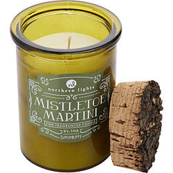 MISTLETOE MARTINI SCENTED by -SPIRIT JAR CANDLE - 5 OZ. BURNS APPROX. 35 HRS.