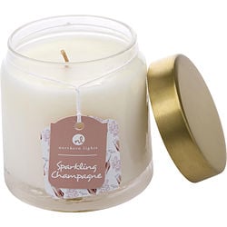 SPARKLING CHAMPAGNE by Northern Lights - SCENTED SOY GLASS CANDLE 10 OZ