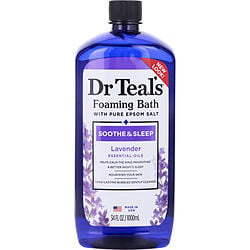 Dr. Teal's by Dr. Teal's-Foaming Bath with Pure Epsom Salt Soothe & Sleep with Lavender --1000ml/34oz