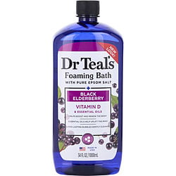 Dr. Teal's by Dr. Teal's-Foaming Bath with Pure Epsom Salt Elderberry --1000ml/34oz