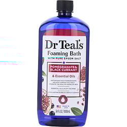 Dr. Teal's by Dr. Teal's - Foaming Bath with Pure Epsom Salt Pomegranate & Black Currant with Essential Oils --1000ml/34oz