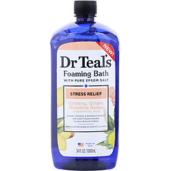 Dr. Teal's by Dr. Teal's-Foaming Bath with Pure Epsom Salt Stress Relief Essential Oils --1000ml/34oz