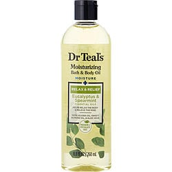 Dr. Teal's by Dr. Teal's-Moisturizing Bath & Body Oil - Moisture+ Rejuvenating Eucalyptus & Spearmint Essential Oils --260ml/8.8oz