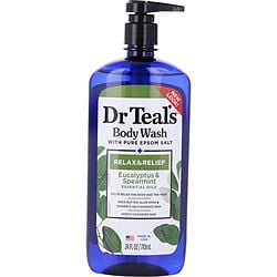 Dr. Teal's by Dr. Teal's - Body Wash with Pure Epsom Salt - Relax & Relief with Eucalyptus & Spearmint --710ml/24oz