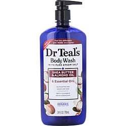 Dr. Teal's by Dr. Teal's-Body Wash with Pure Epsom Salt - Shea Butter & Almond Oil to Soften & Moisturize --710ml/24oz