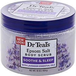 Dr. Teal's by Dr. Teal's-Epsom Salt Body Scrub - Exfoliate & Renew with Lavender --454g/16oz