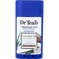 Dr. Teal's by Dr. Teal's-Aluminum Free Deodorant - Magnesium+ Coconut Oil & Essential Oils --75g/2.65oz