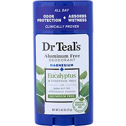 Dr. Teal's by Dr. Teal's-Aluminum Free Deodorant - Magnesium+ Eucalyptus & Essential Oils --75g/2.65oz