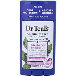 Dr. Teal's by Dr. Teal's-Aluminum Free Deodorant - Magnesium+ Elderberry & Vitamin D & Essential Oils --75g/2.65oz