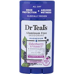 Dr. Teal's by Dr. Teal's - Aluminum Free Deodorant - Magnesium+ Elderberry & Vitamin D & Essential Oils --75g/2.65oz