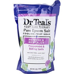 Dr. Teal's by Dr. Teal's-Foot Care Therapy Pure Epsom Salt Refreshing Foot Soak --909g/32oz