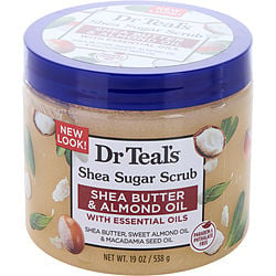 Dr. Teal's by Dr. Teal's-Shea Sugar Scrub - Shea Butter & Almond Oil with Essential Oils --538g/19oz