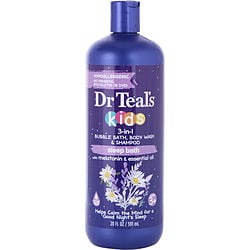 Dr. Teal's by Dr. Teal's-Kids 3-in-1 Bubble Bath, Body Wash & Shampoo Sleep Bath with Melatonin & Essential Oils --591ml/20oz