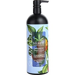 HEMPZ by Hempz - TRIPLE MOISTURE FRESH CITRUS HERBAL SHAMPOO FOR DRY/DAMAGED HAIR 33.8 OZ