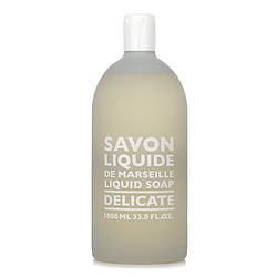Compagnie de Provence by Compagnie de Provence-Liquid Marseille Soap Delicate Refill  --1000ml/33.8oz