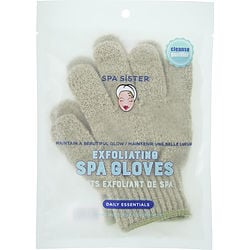 SPA ACCESSORIES by Spa Accessories - SPA SISTER EXFOLIATING SPA GLOVES - SAGE GREEN