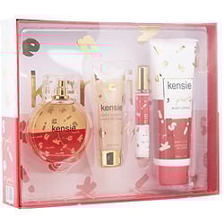 KENSIE SO PRETTY by Kensie-EAU DE PARFUM SPRAY 3.4 OZ & BODY LOTION 6.8 OZ & BODY GLOW OIL 2.5 OZ & EAU DE PARFUM SPRAY 0.33 OZ MINI