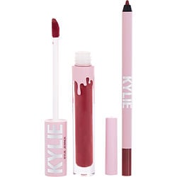 Kylie By Kylie Jenner by Kylie Jenner-Matte Lip Kit: Matte Liquid Lipstick 3ml + Lip Liner 1.1g - # 401 Victoria Matte  --2pcs